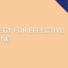 Strategy for Effective Learning by Ms. Mary Janet