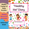 Healthy Me Diary Template